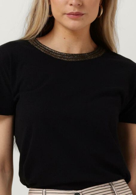 Schwarze NUKUS T-shirt SECCHIA TOP - large
