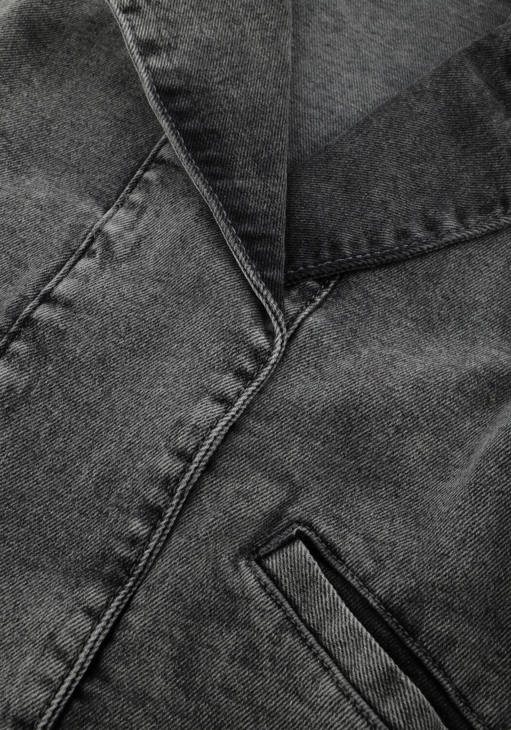 Dunkelgrau HOMAGE Gilet DENIM GILET WITH BIG STUDS - large