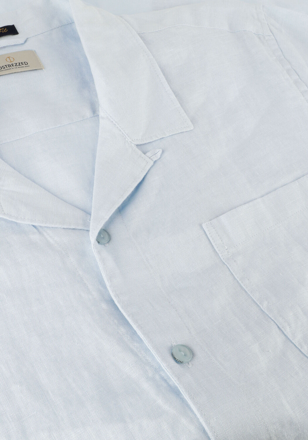 Blaue DSTREZZED Casual-Oberhemd DS_COLTER RESORT SHIRT - large