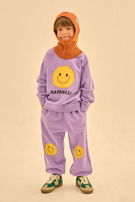 Lilane Jelly Mallow Pullover HAPPINESS SWEATSHIRT - large