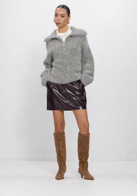 Graue DANTE6 Pullover EMYLA ZIP SWEATER - large