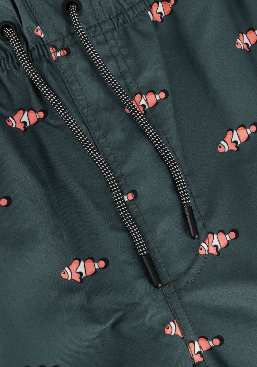 Gr&uuml;ne SHIWI Badehosen MEN SWIMSHORT CLOWNFISH - large