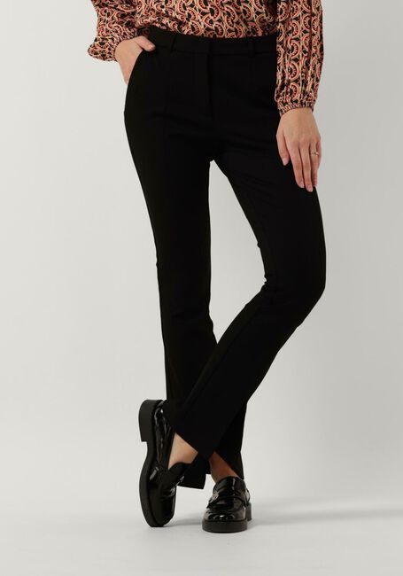 Schwarze SUMMUM Schlaghose TROUSERS PUNTO MILANO - large