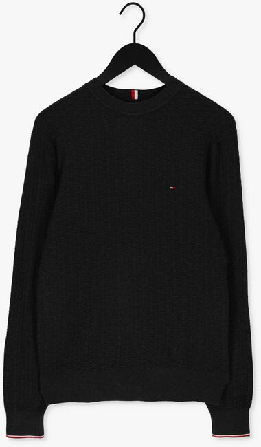 Dunkelgrau TOMMY HILFIGER Pullover EXAGGERATED STRUCTURE CREW NECK - large