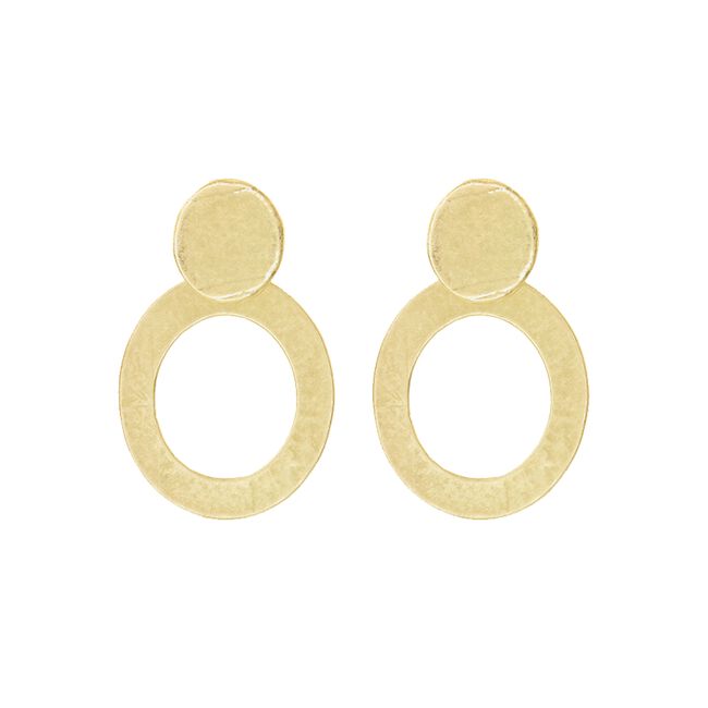 Goldfarbene MY JEWELLERY Ohrringe CIRCLE STATEMENT EARRINGS Goldfarbene MY JEWELLERY Ohrringe CIRCLE STATEMENT EARRINGS - large