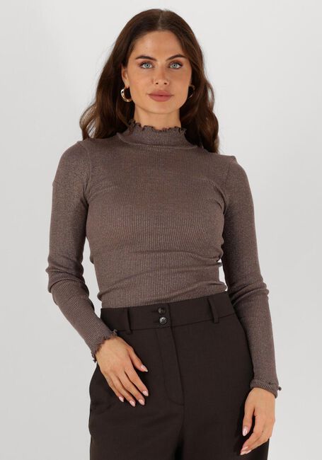 Taupe ROSEMUNDE Tops & T-shirts BOSTON TURTLENECK W/ LUREX - large
