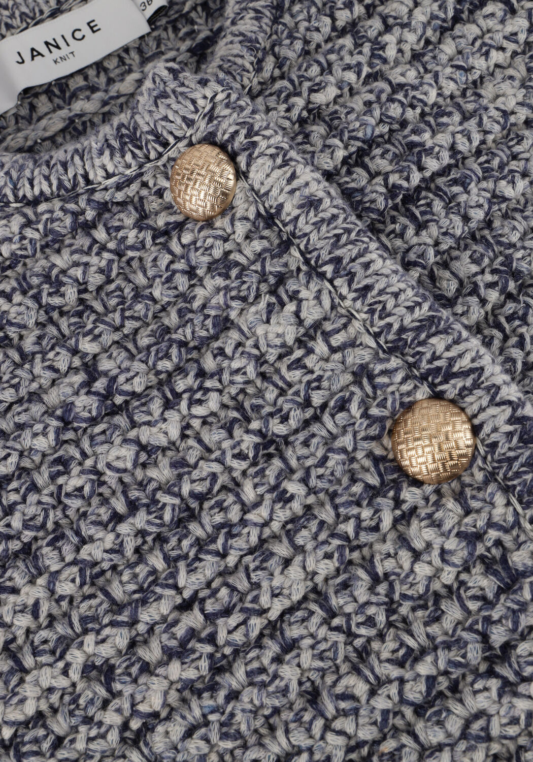 Blaue JANICE Strickjacke JIMM - large