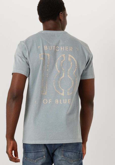 Hellblau BUTCHER OF BLUE T-shirt ARMY 18 STENCIL TEE - large