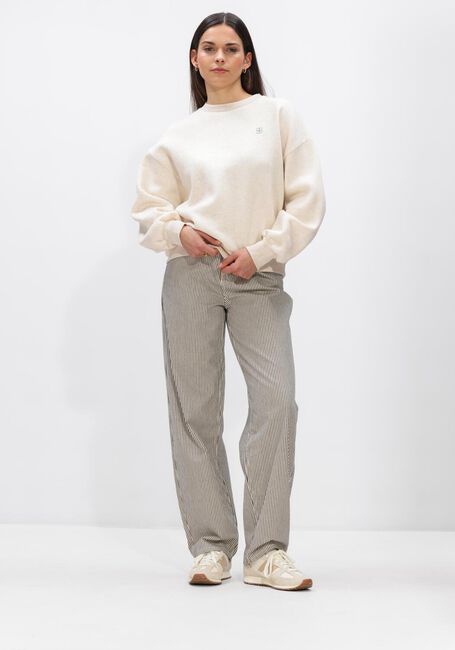 Beige BY-BAR Pullover BIBI LUCKY EVERYDAY SWEATER - large