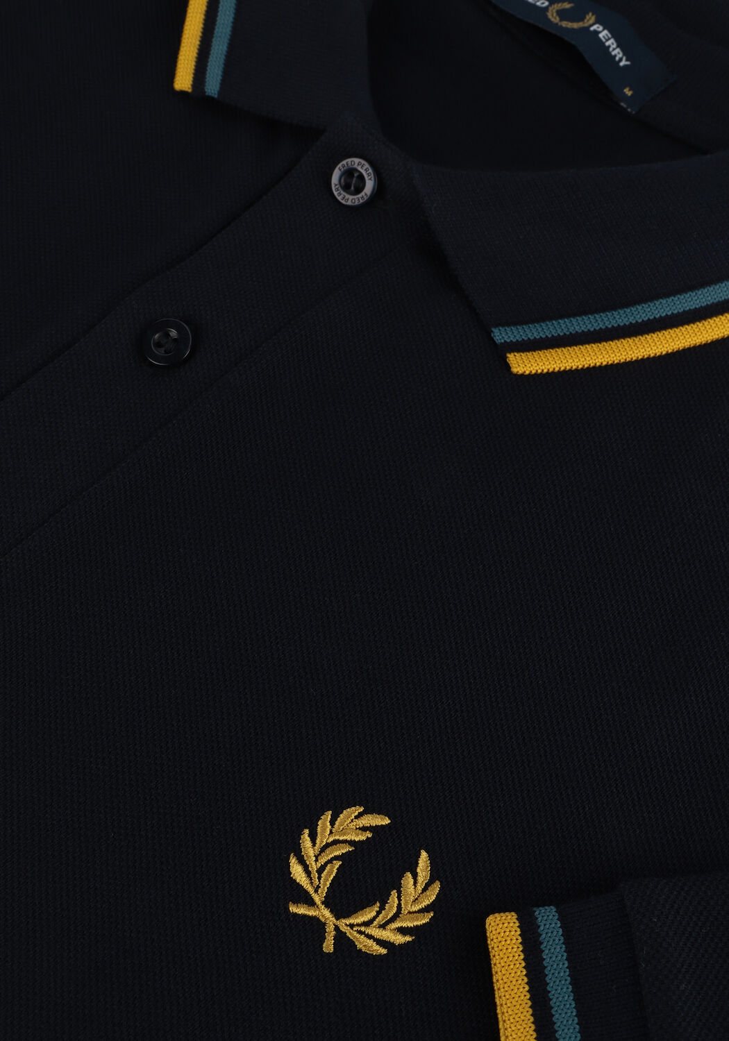 Dunkelblau FRED PERRY Polo-Shirt TWIN TIPPED FRED PERRY SHIRT - large