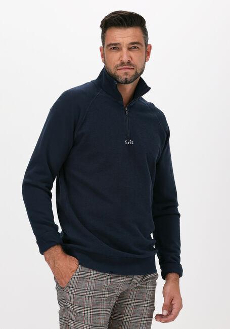Dunkelblau FORÉT Sweatshirt CREEK HALF ZIP - large