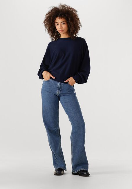 Dunkelblau MINUS Pullover DANA BAT SLEEVE KNIT PULLOVER - large