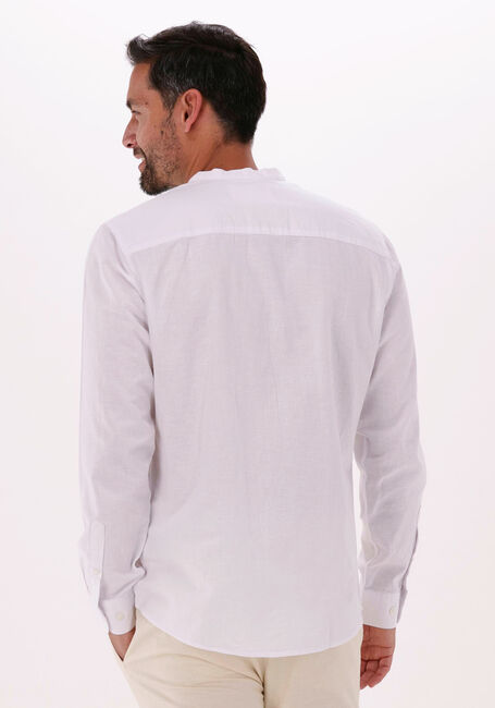 Weiße SELECTED HOMME Casual-Oberhemd SLHSLINEW-LINEN SHIRT LS CHINA W - large