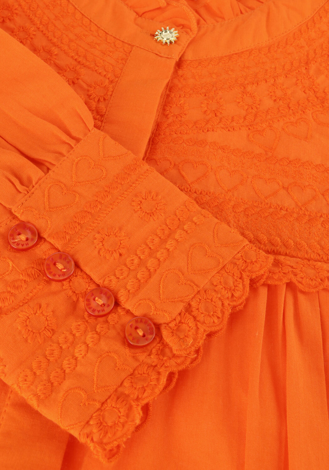 Orangene HARPER & YVE Blusen YASMIN-LS - large