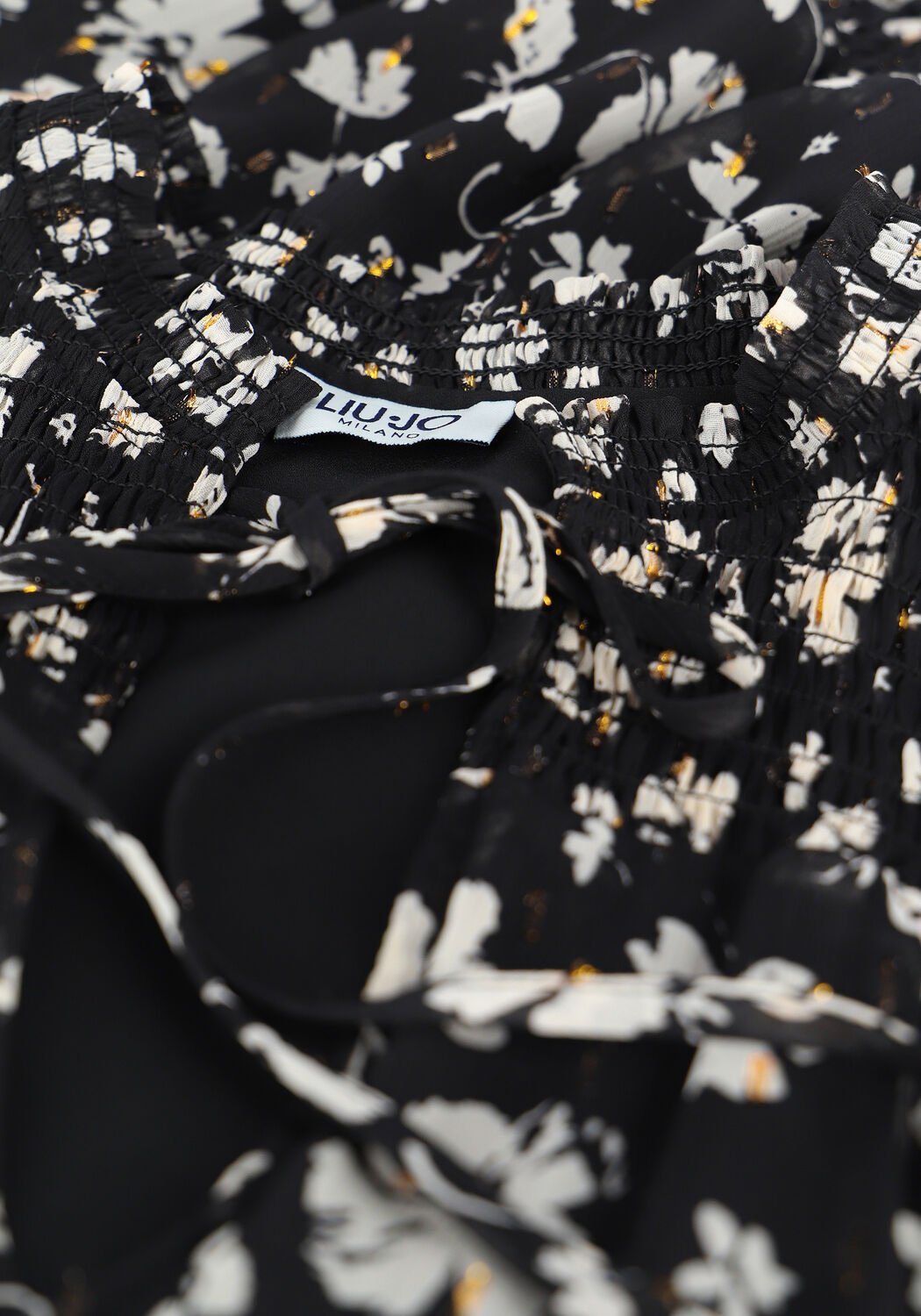 Schwarze LIU JO Blusen TUNICA TS NAV - large