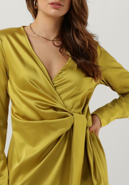 Gelbe NOTRE-V Minikleid NV-BIJOU WRAP DRESS - large