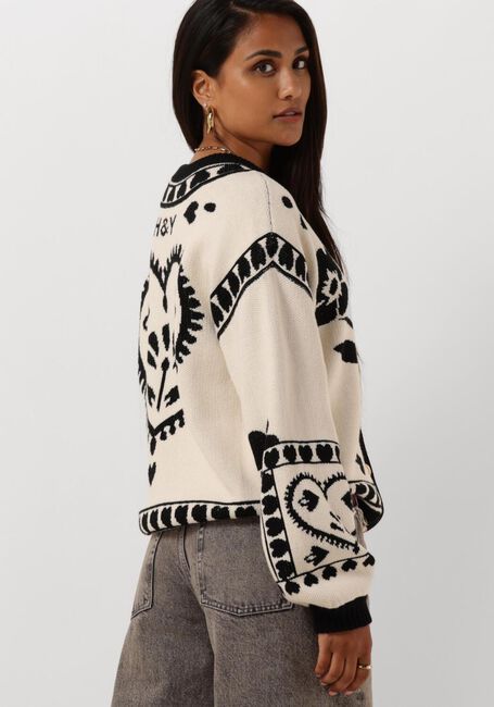 Ecru HARPER & YVE Strickjacke JAZZ-CA - large