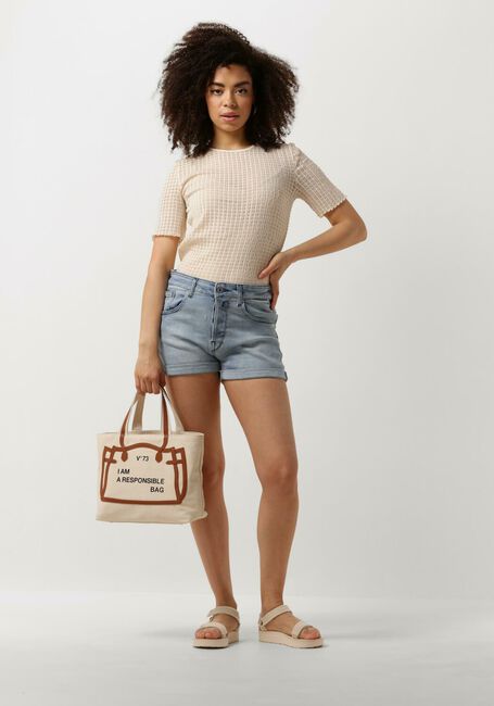 Hellblau REPLAY Kurze Hosen ANYTA SHORT - large