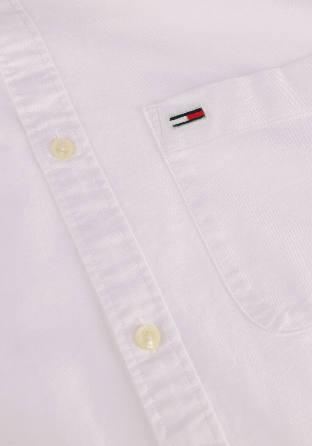 Wei&szlig;e TOMMY JEANS Klassisches Oberhemd TJM REG OXFORD SHIRT - large