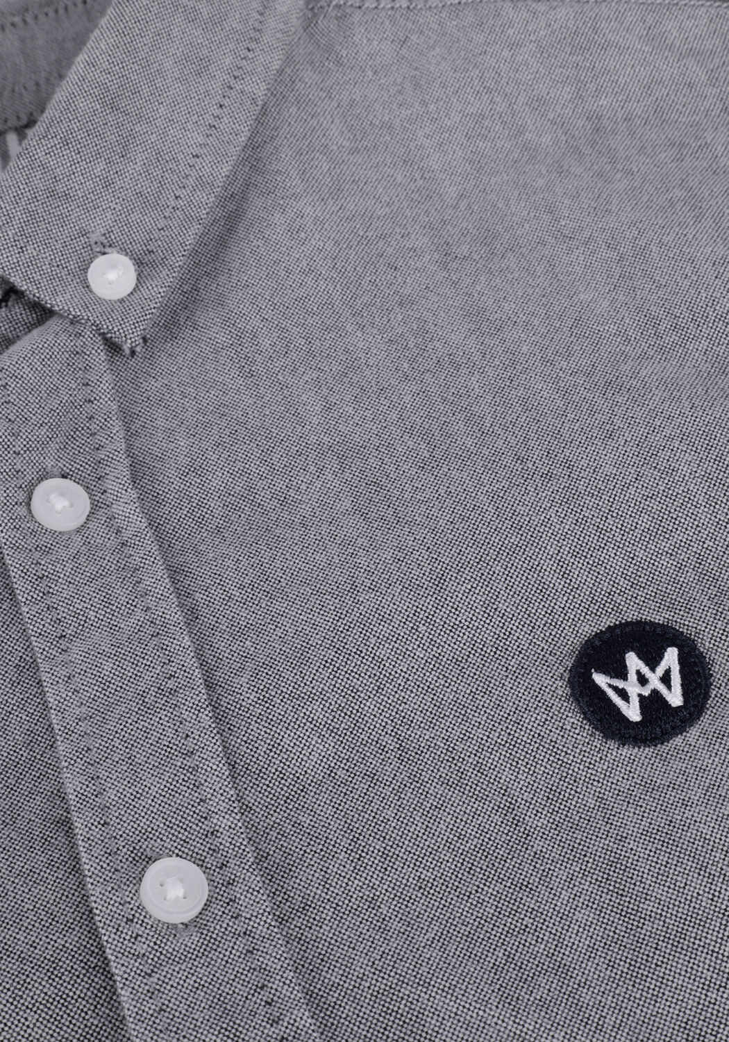 Schwarze KRONSTADT Klassische Hemden JOHAN KIDS OXFORD SHIRT - large