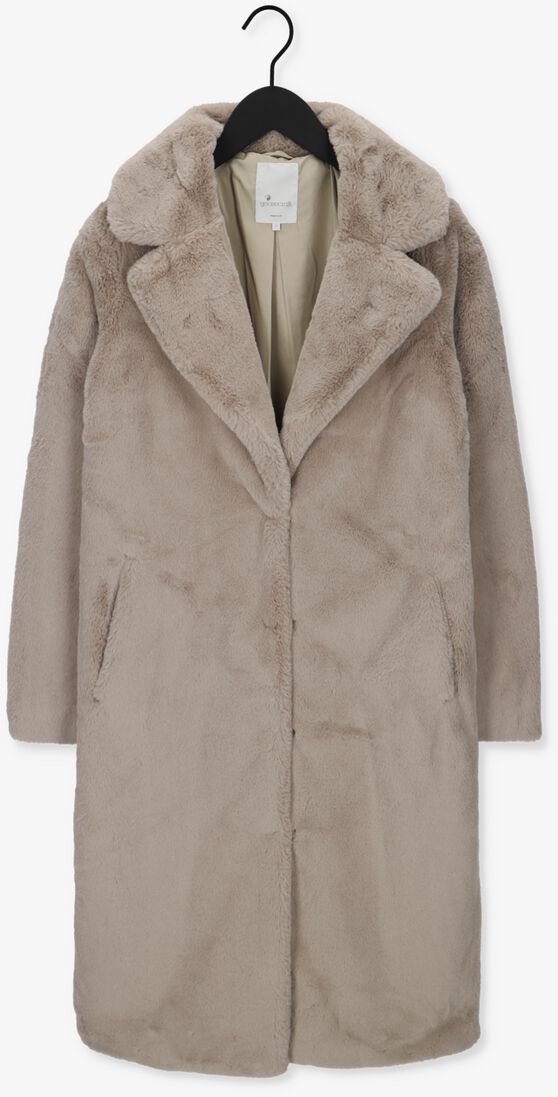 beige goosecraft teddy-jacke casablanca coat