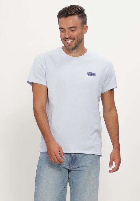 Hellblau AMERICAN VINTAGE T-shirt YKOBOW - large