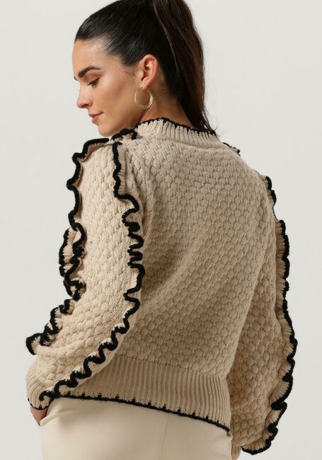 Beige OBJECT Pullover OBJYAA L/S KNIT PULLOVER 131 - large