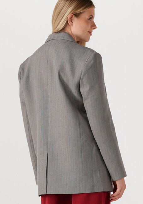 Graue ALIX THE LABEL Blazer LADIES WOVEN CLASSY GRANDAD BLAZER - large