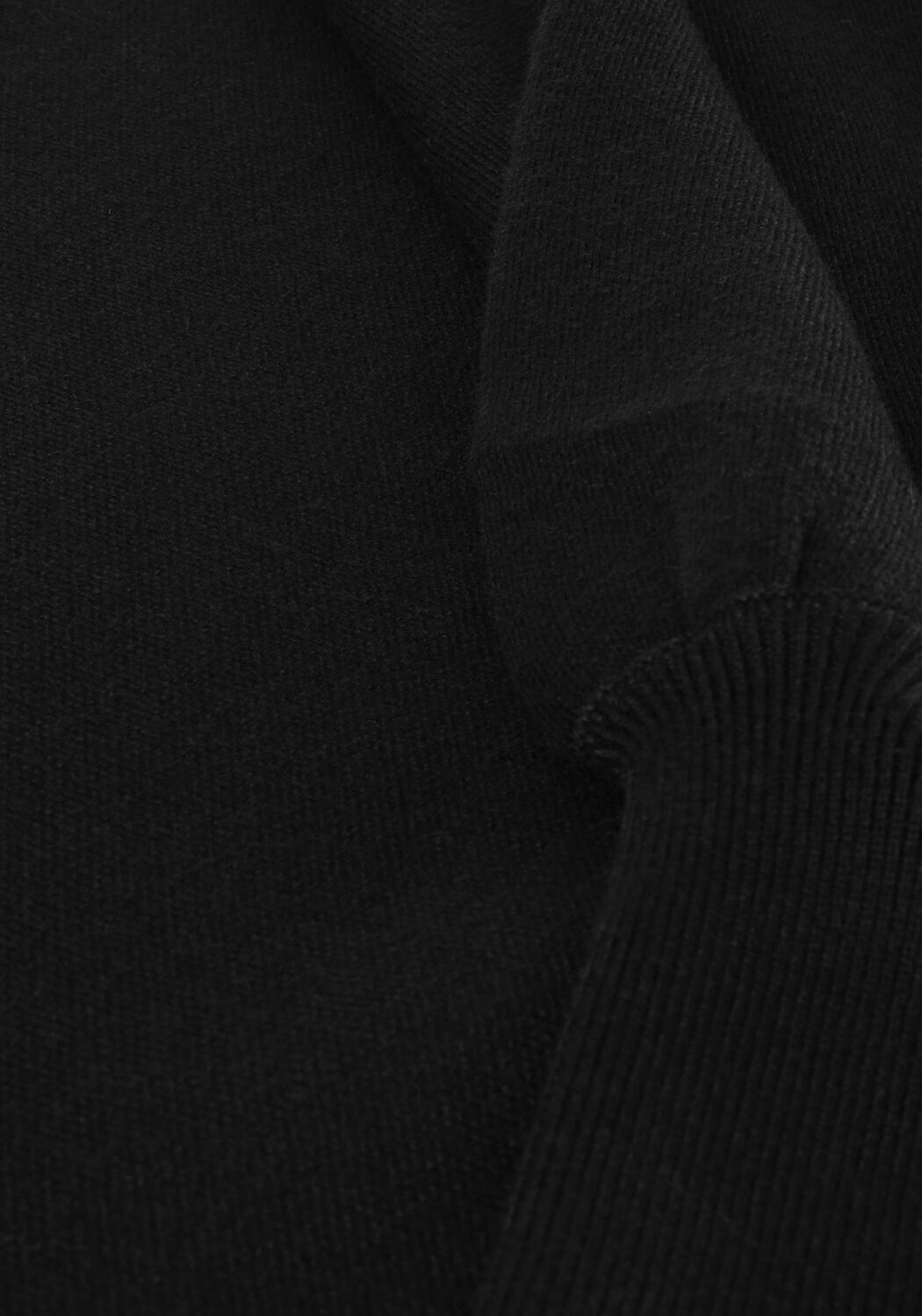 Schwarze JANICE Pullover TRUI GEBREID POF MOUW JAY - large