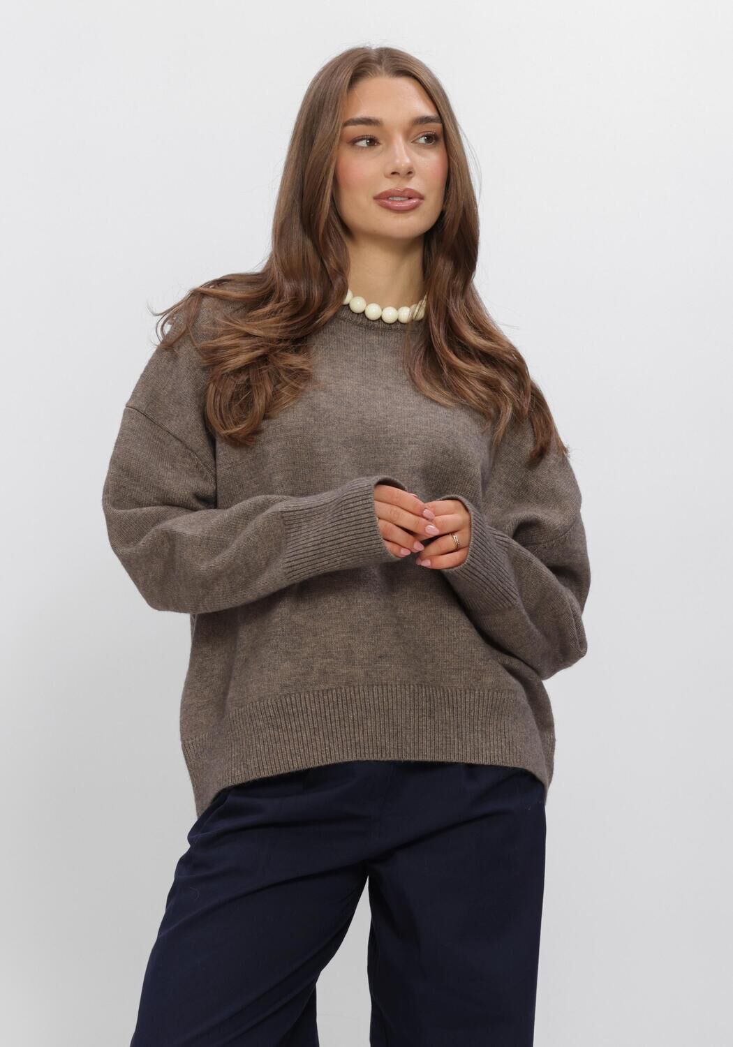 Taupe BOII STUDIOS Pullover OLOL - large
