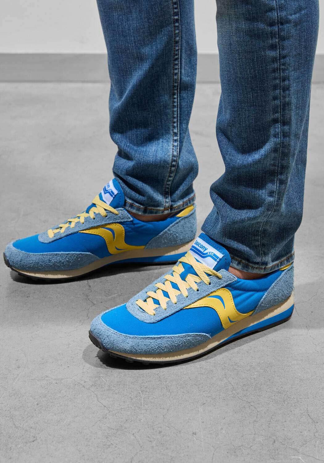 Gelbe SAUCONY Sneaker Low TRAINER 80 - large