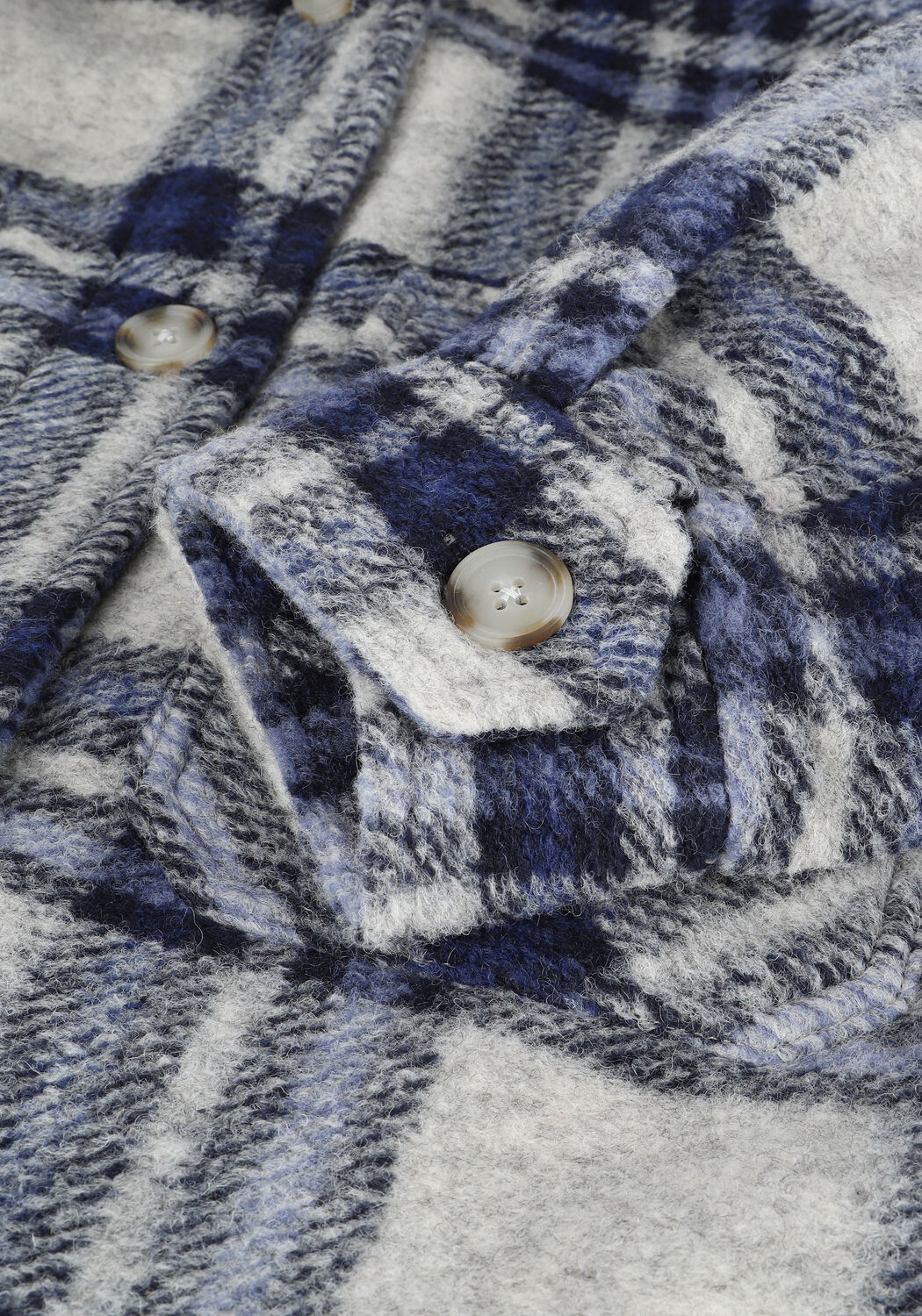 Blaue ENVII Blusen ENALDER JACKET 6848 - large