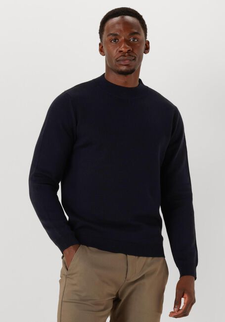 Dunkelblau DSTREZZED Pullover ARCHER MOCKNEK - large