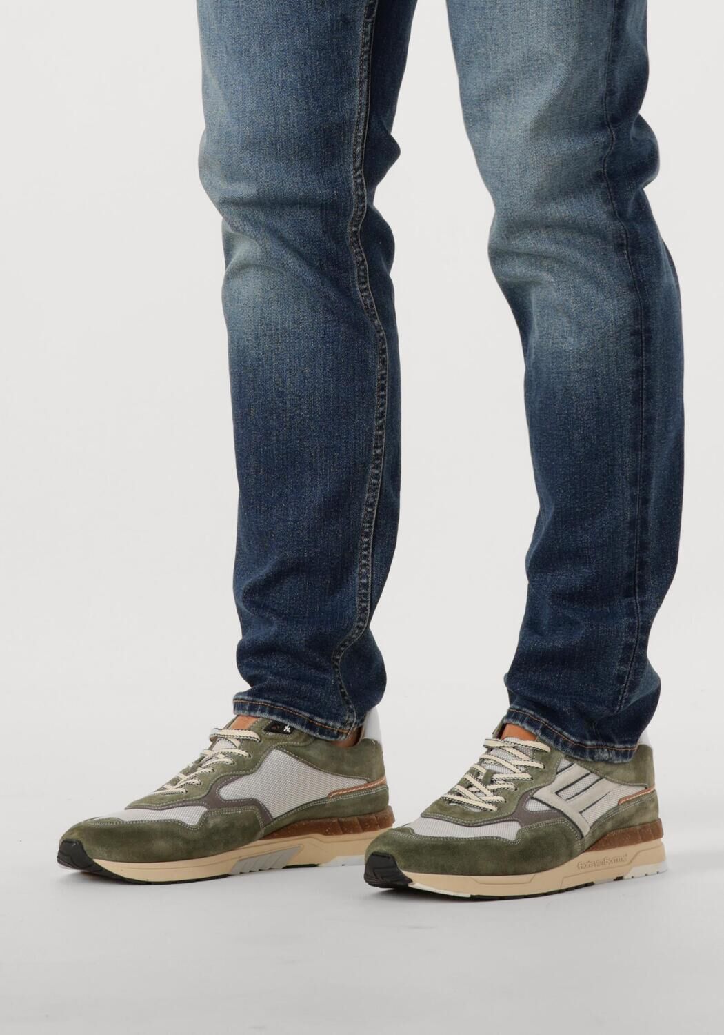 Beige FLORIS VAN BOMMEL Sneaker Low SFM-10153 DE RUNNER - large