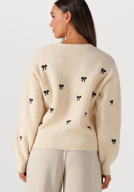 Ecru Y.A.S. Strickjacke YASBOW LS EMBROIDED KNIT CARDIGAN - large