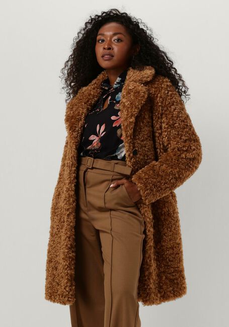 Camelfarbene GIACOMO THE JACKET Fake-Fur-Jack 6612775 - large