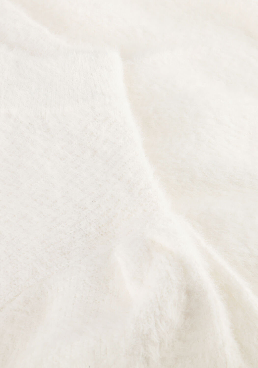 Wei&szlig;e CATWALK JUNKIE Pullover FUZZY PUFF SLEEVE KNIT - large