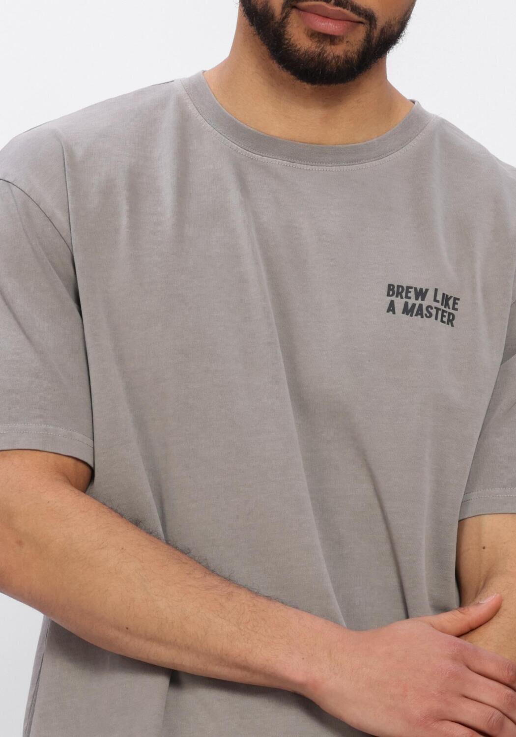 Graue ANERKJENDT T-shirt AKVILLADS BREWLIKEAMASTER SS TEE - large