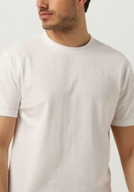 Nicht-gerade weiss PURE PATH T-shirt PIQUE THIRT WITH EMBROIDERY ON THE CHEST - large