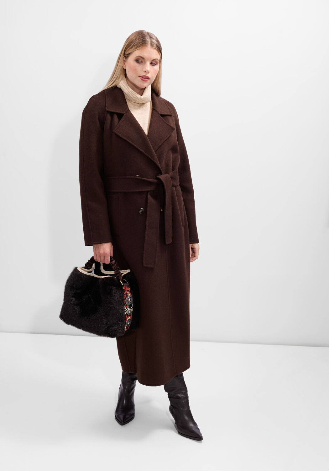 Braune IBANA M&auml;ntel CASSIA - large