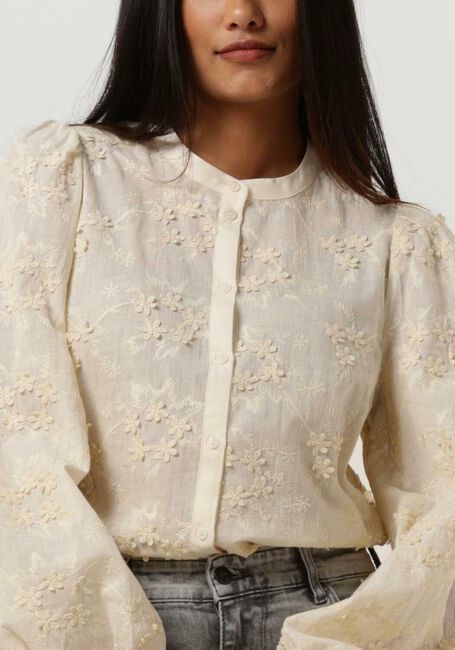 Nicht-gerade weiss SUMMUM Blusen BLOUSE SMALL FLOWER 3D - large