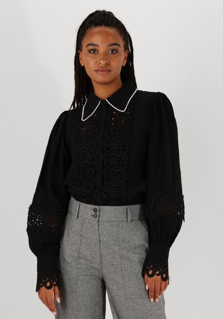Schwarze AAIKO Blusen LOEWY VIS 492 - large