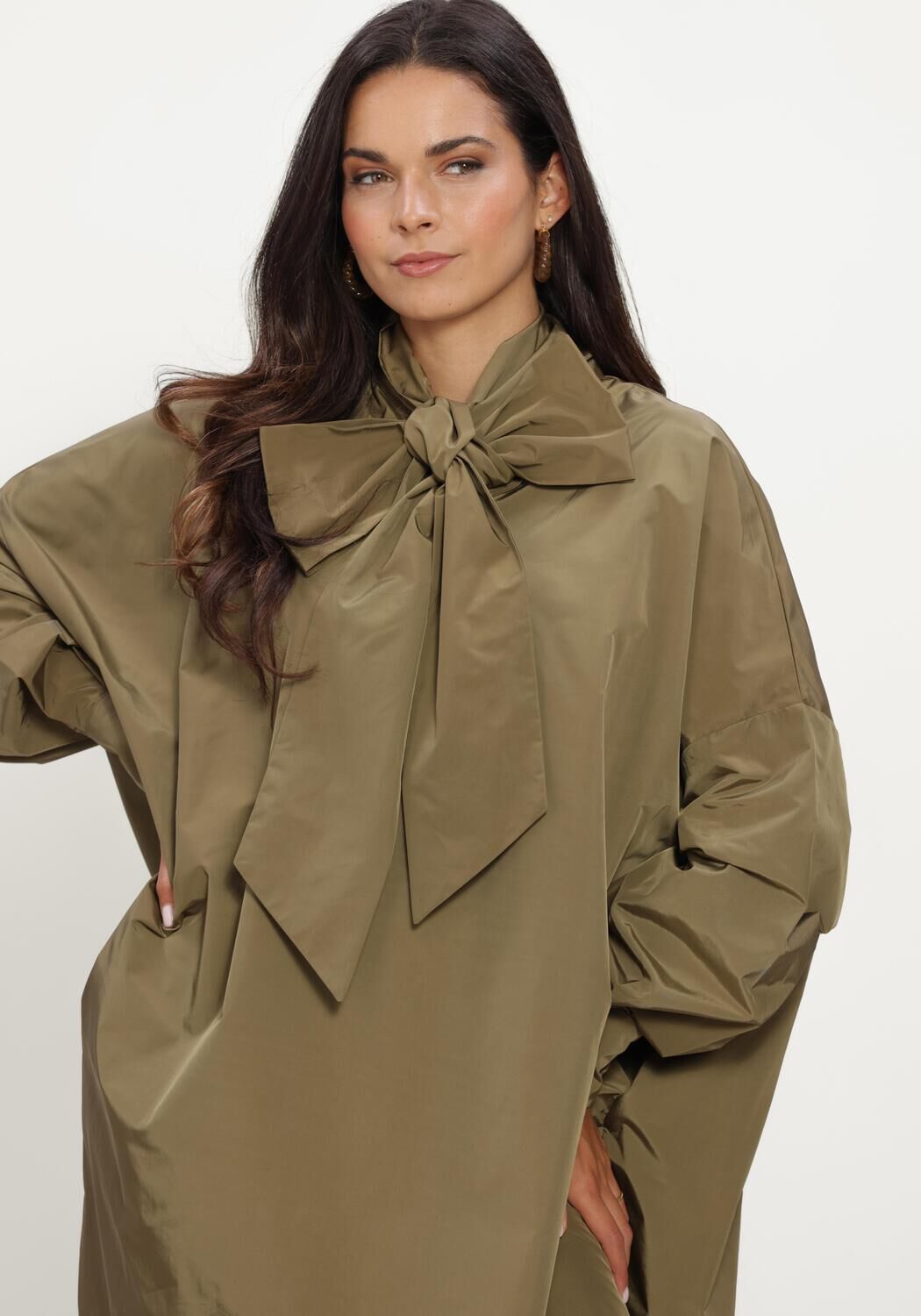 Khaki LINA LOCCHI Minikleid LL-BIBI - large