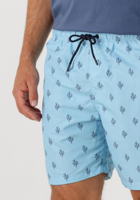 Hellblau SHIWI Badehosen MEN MIKE SWIM SHORTS 7 INCH SKETCHED CORAL - large