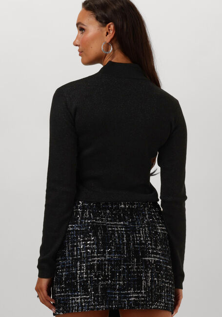 Schwarze EST'SEVEN Rollkragenpullover NIKOLE TOP LONGSLEEVE - large
