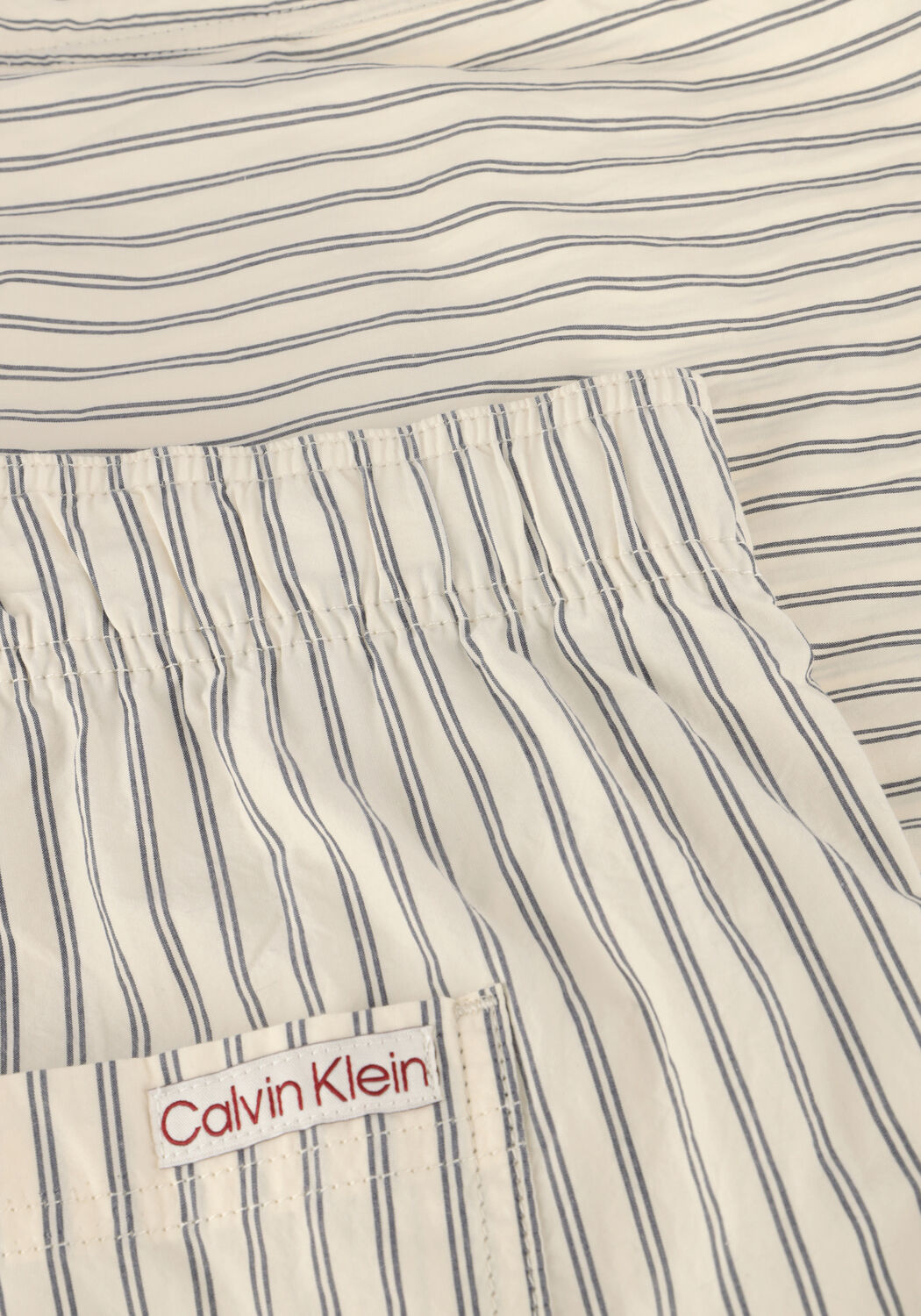 Wei&szlig;e CALVIN KLEIN Kurze Hose PULL-ON SHORT - large