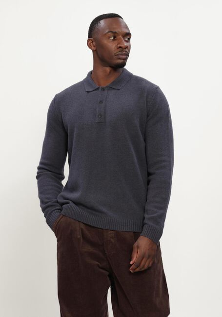 Anthrazit ANERKJENDT Pullover AKPETER MERINO LS POLO - large