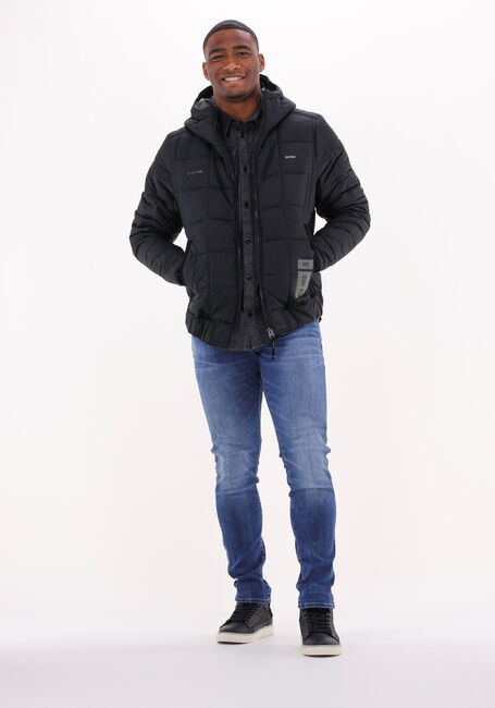 Schwarze G-STAR RAW Wattierte Jack MEEFIC SQR QUILTED HDD JKT - large