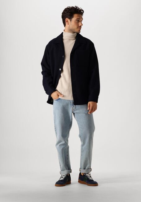 Dunkelblau FORÉT Jack LODGE WOOL JACKET - large