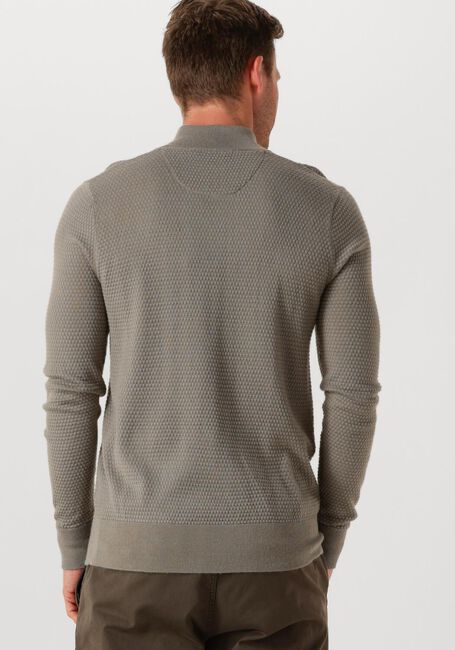 Hellgrau BUTCHER OF BLUE Pullover STRUCTURE HALFZIP - large